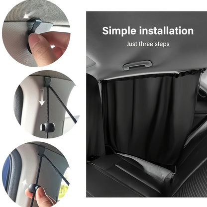 Total Blackout Car Privacy curtains
